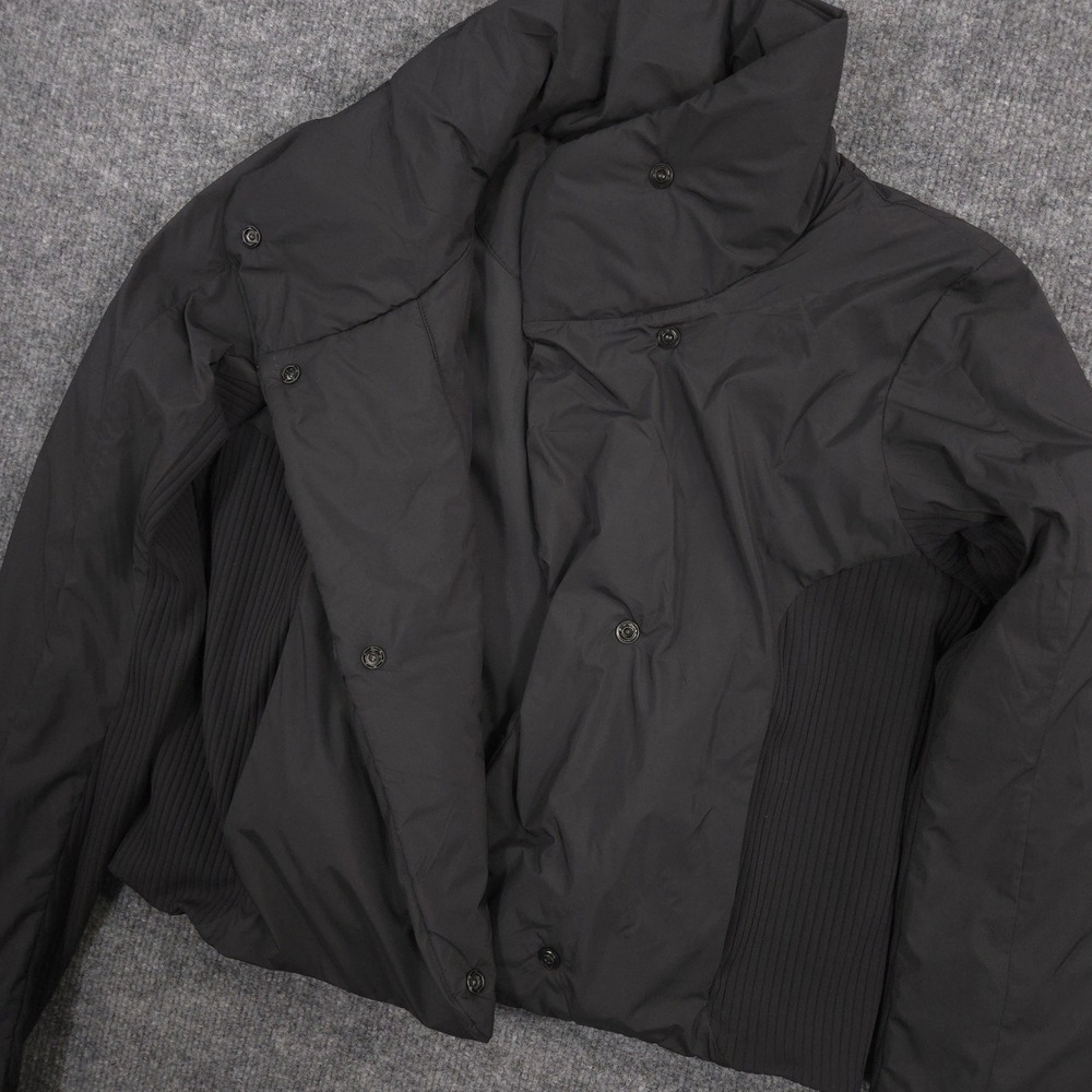 Lululemon Sleek City Jacket Womens 4 Black Cropped Windproof Water Repellent - Picture 4 of 13